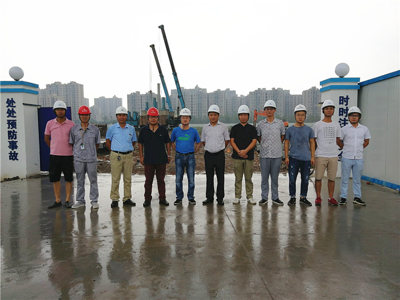 市重點(diǎn)項(xiàng)目 12-21A-05A地塊正式打樁開工2